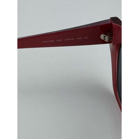 Karl Lagerfeld Burgundy Cat-Eye Sunglasses KL6145S with Case - Picture 3 of 5